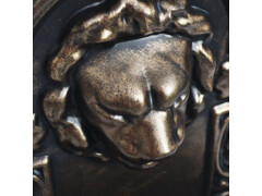 Nástěnná fontána se lví hlavou bronzová