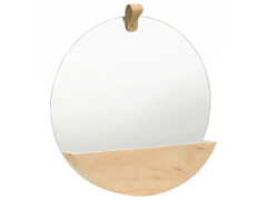 Nástěnné zrcadlo masivní borovice 35 cm