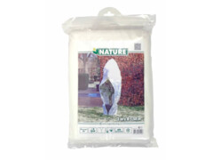 Nature Zimní fleecový kryt se zipem 70 g/m² bílý 1,5 x 1,5 x 2 m