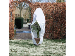Nature Zimní fleecový kryt se zipem 70 g/m² bílý 2,5 x 2,5 x 3 m