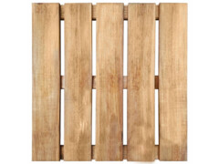 30 ks Terasové dlaždice 50 x 50 cm dřevo hnědé