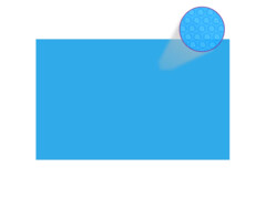 Obdélníkový kryt na bazén 800 x 500 cm PE modrý