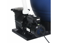 Písková filtrace se 7cestným ventilem 1000W čerpadlo modročerná