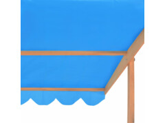 Pískoviště s nastavitelnou stříškou jedlové dřevo modré UV 50