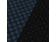 Plovoucí PE solární plachta na bazén 400 x 200 cm černo-modrá