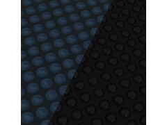 Plovoucí PE solární plachta na bazén 800 x 500 cm černo-modrá
