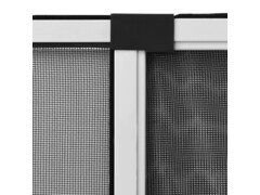 Posuvná okenní síť proti hmyzu bílá (75-143) x 50 cm