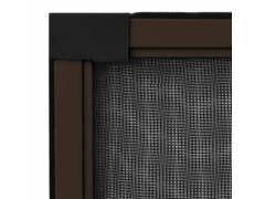Posuvná síťka proti hmyzu do okna hnědá (100–193) x 75 cm
