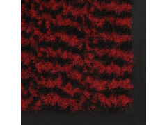 Protiprachová obdélníková rohožka všívaná 60x90 cm červená