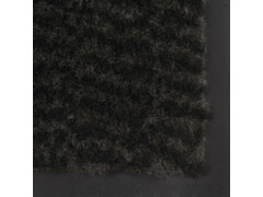 Protiprachová obdélníková rohožka všívaná 80x120cm černá
