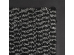 Protiprachová obdélníková rohožka všívaná 90x150 cm antracitová