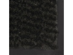 Protiprachová obdélníková rohožka všívaná 90x150cm černá