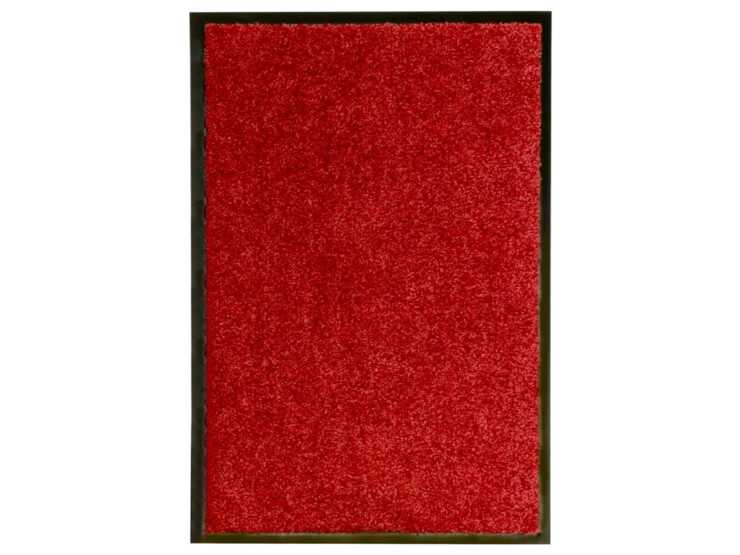 Rohožka pratelná červená 40 x 60 cm