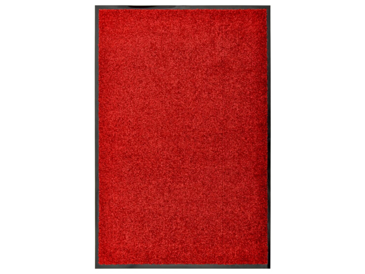 Rohožka pratelná červená 60 x 90 cm