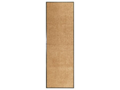 Rohožka pratelná krémová 60 x 180 cm