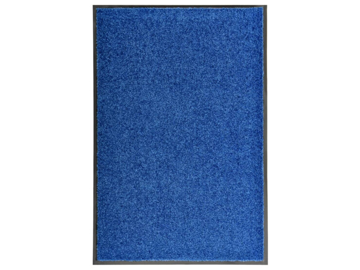 Rohožka pratelná modrá 60 x 90 cm