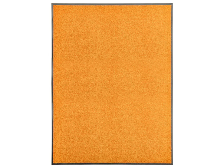 Rohožka pratelná oranžová 90 x 120 cm