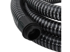 Sací hadice s mosaznými konektory 10 m 25 mm černá