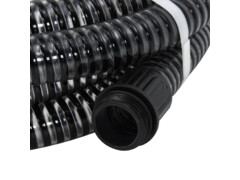 Sací hadice s mosaznými konektory 10 m 25 mm černá
