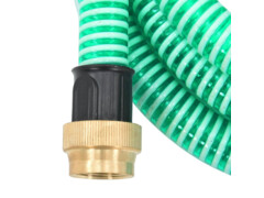 Sací hadice s mosaznými konektory 10 m 25 mm zelená