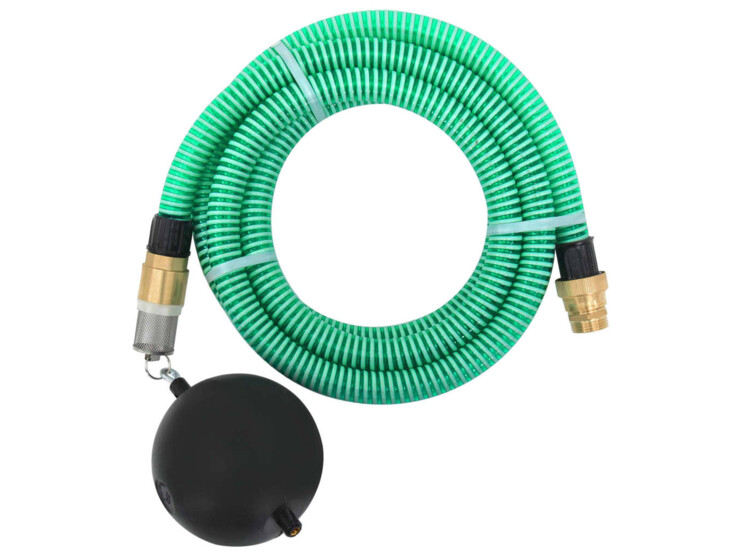 Sací hadice s mosaznými konektory 20 m 25 mm zelená