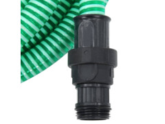 Sací hadice s PVC konektory 4 m 22 mm zelená