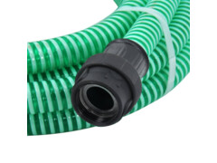 Sací hadice s PVC konektory 4 m 22 mm zelená