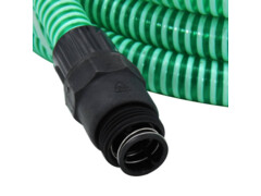 Sací hadice s PVC konektory 7 m 22 mm zelená