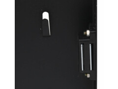Schránka na klíče s magnetickou deskou černá 30 x 20 x 5,5 cm
