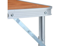 Skládací kempingový stůl hliník 60 x 45 cm