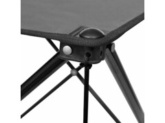 Skládací kempingový stůl šedý