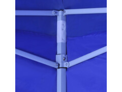 Skládací stan se 2 stěnami 3 x 3 m modrý