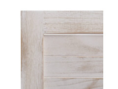 3dílný paraván bílý 105 x 165 cm dřevo