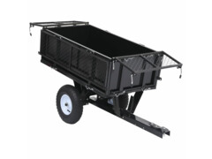 Sklápěcí přívěsný vozík za zahradní traktor nosnost 150 kg