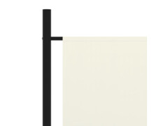 3dílný paraván krémově bílý 260 x 180 cm