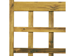 3dílný paraván/treláž masivní akáciové dřevo 120 x 170 cm