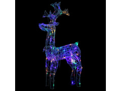 Sob vánoční dekorace 90 LED diod 60 x 16 x 100 cm akryl