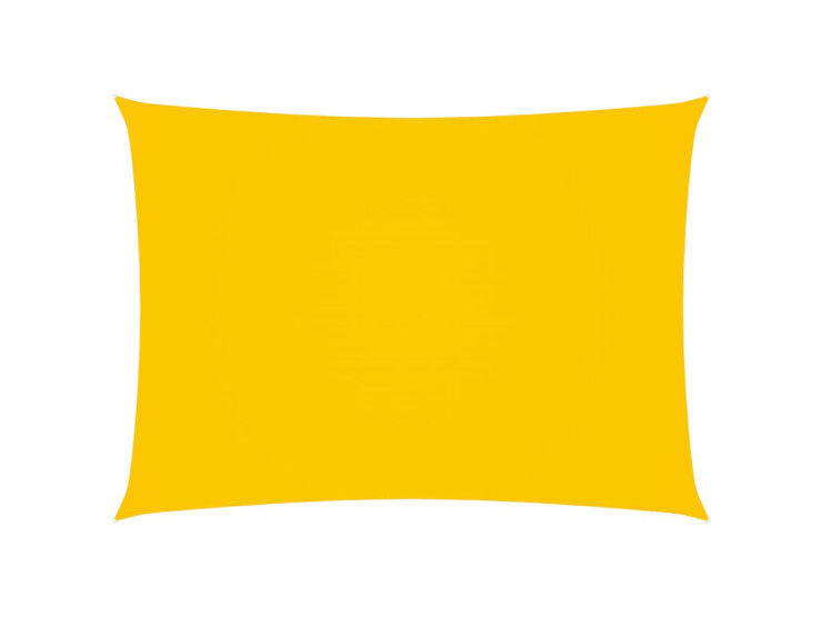 Stínící plachta oxfordská látka obdélníková 2,5 x 5 m žlutá
