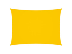 Stínící plachta oxfordská látka obdélníková 2,5 x 5 m žlutá