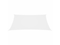 Stínící plachta oxfordská látka obdélníková 3 x 4,5 m bílá