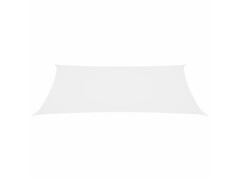 Stínící plachta oxfordská látka obdélníková 3 x 6 m bílá