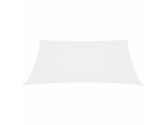 Stínící plachta oxfordská látka obdélníková 3,5 x 4,5 m bílá