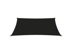 Stínící plachta oxfordská látka obdélníková 3,5 x 5 m černá