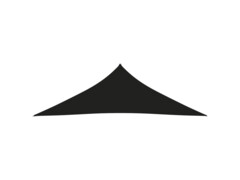 Stínící plachta oxfordská látka trojúhelník 3,5x3,5x4,9 m černá
