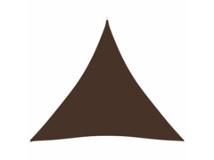 Stínící plachta oxfordská látka trojúhelník 4,5x4,5x4,5 m hnědá