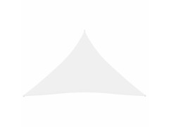 Stínící plachta oxfordská látka trojúhelníková 3 x 4 x 4 m bílá
