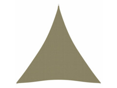 Stínící plachta oxfordská látka trojúhelníková 3x4x4 m béžová