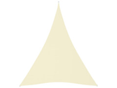 Stínící plachta oxfordská látka trojúhelníková 4x5x5 m krémová