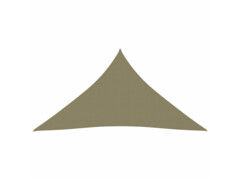 Stínící plachta oxfordská látka trojúhelníková 5x6x6 m béžová