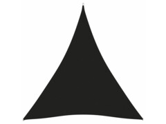 Stínící plachta oxfordská látka trojúhelníková 5x6x6 m černá